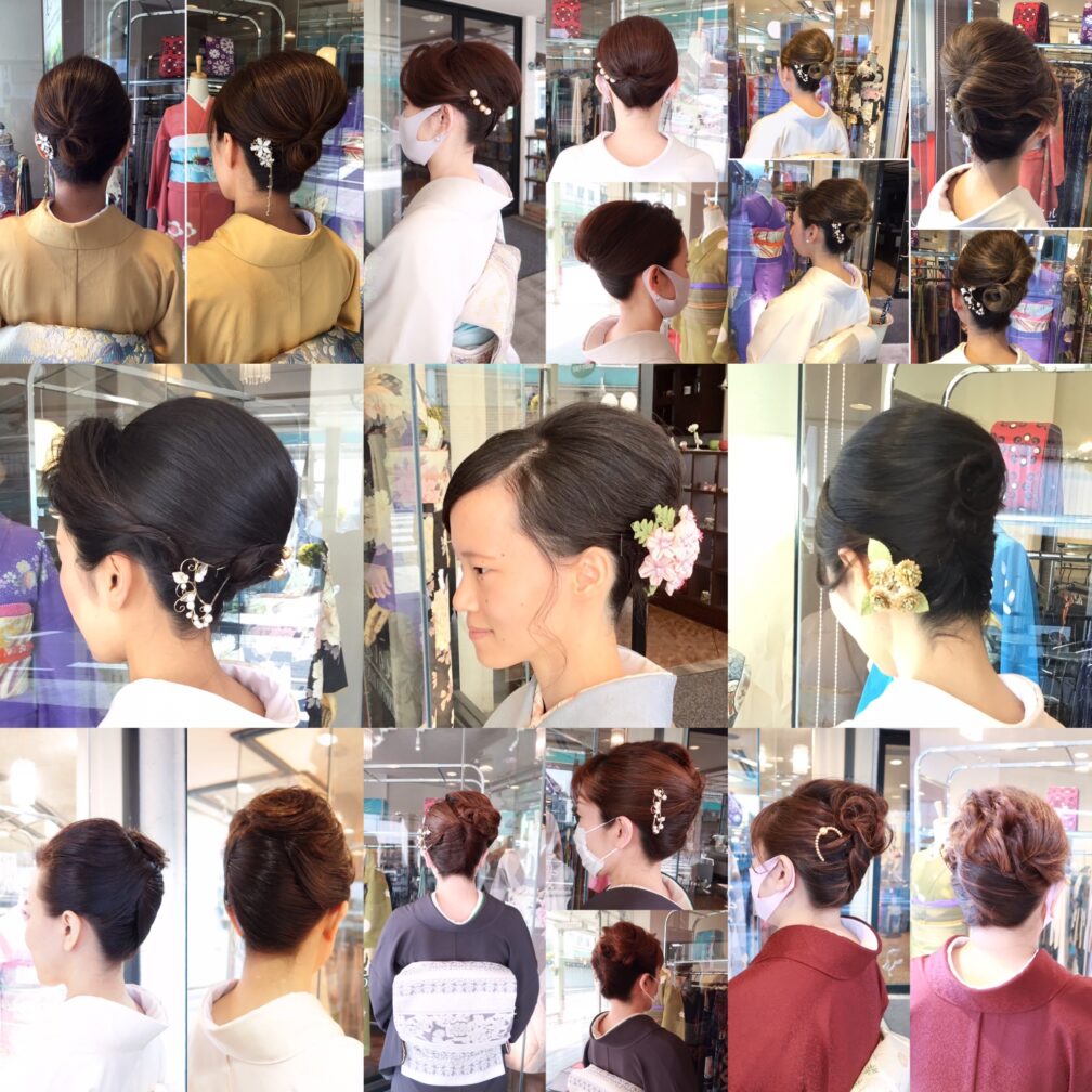 本格ヘアトップにボリューム毛先と衿足すっきりヘア